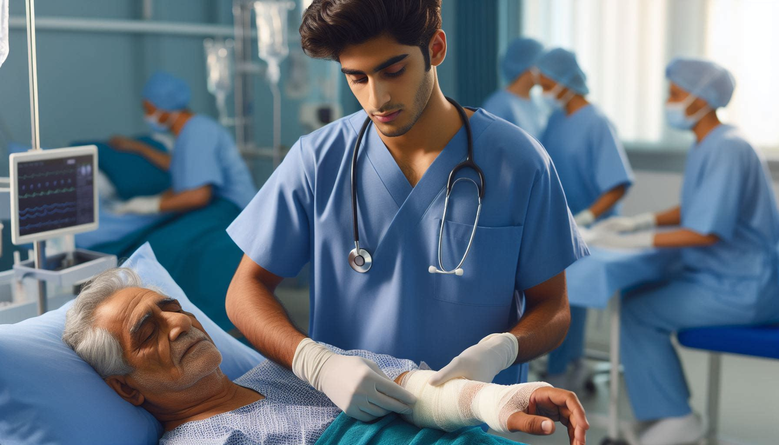 Patient Wound Dressing Services at Home