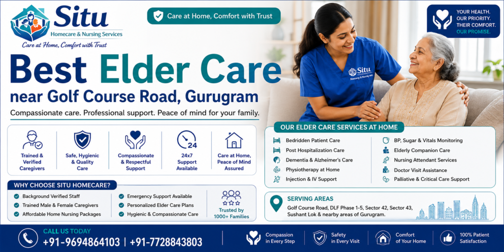 Best Elder Care near Golf Course Road, Gurugram