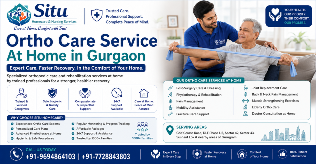 Ortho Care Service At Home in Gurgaon