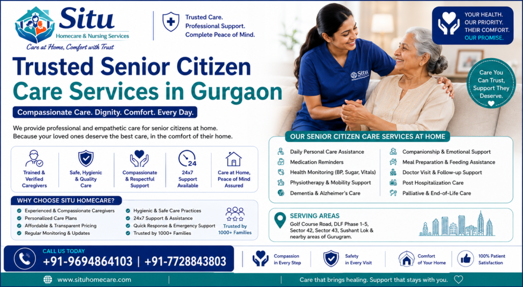 Trusted Senior Citizen Care Services in Gurgaon