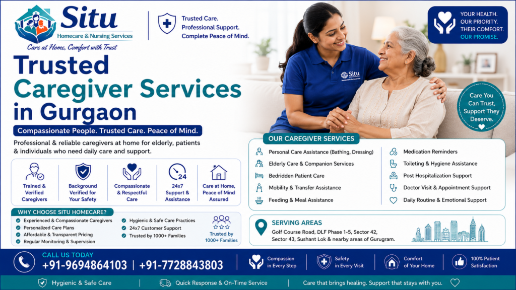 Trusted Caregiver Services in Gurgaon