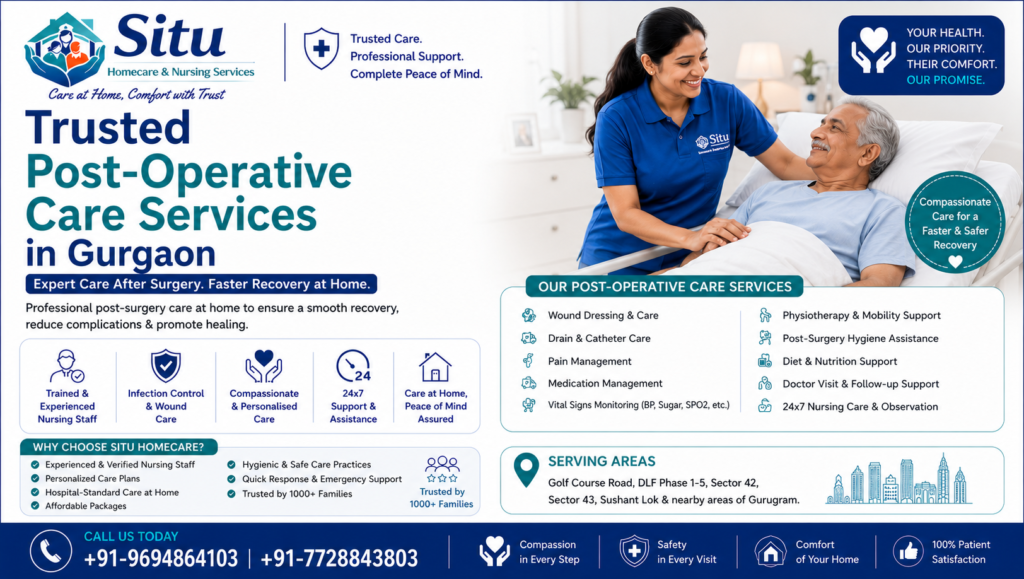 Trusted Post-Operative Care Services in Gurgaon