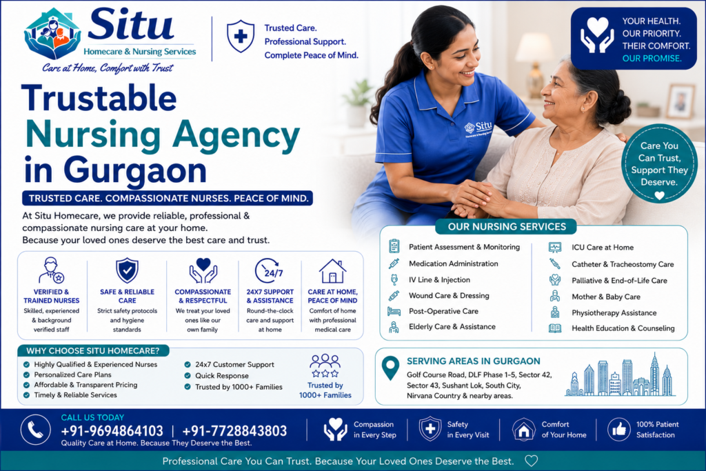 Trustable nursing agency in Gurgaon