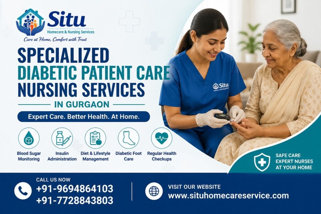 Specialized Diabetic Patient Care Nursing Services in Gurgaon
