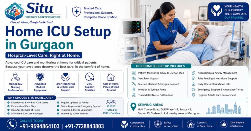 home icu setup in gurgaon