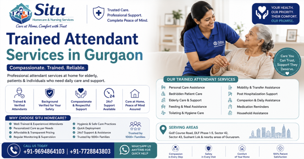 Trained Attendant Services in Gurgaon