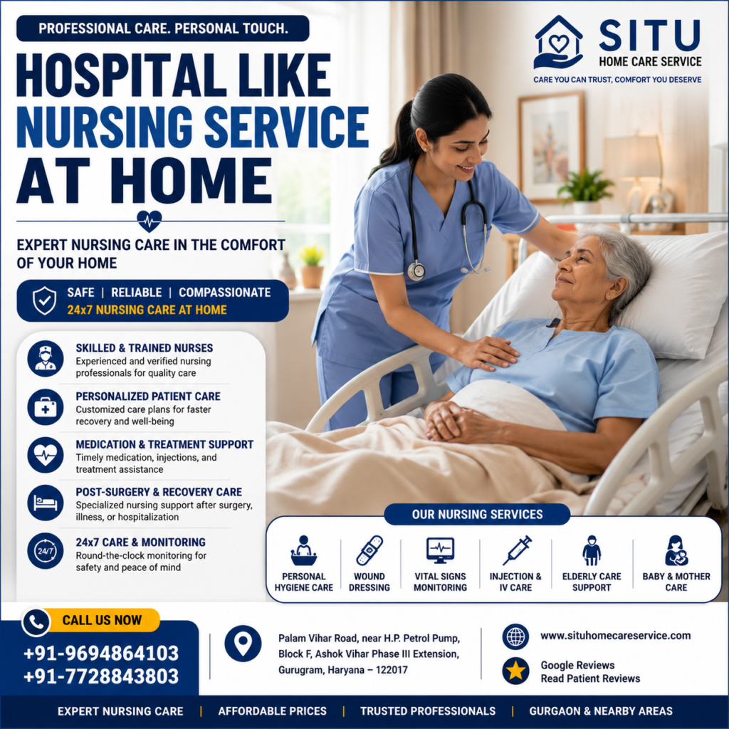 Hospital Like Nursing Service at Home