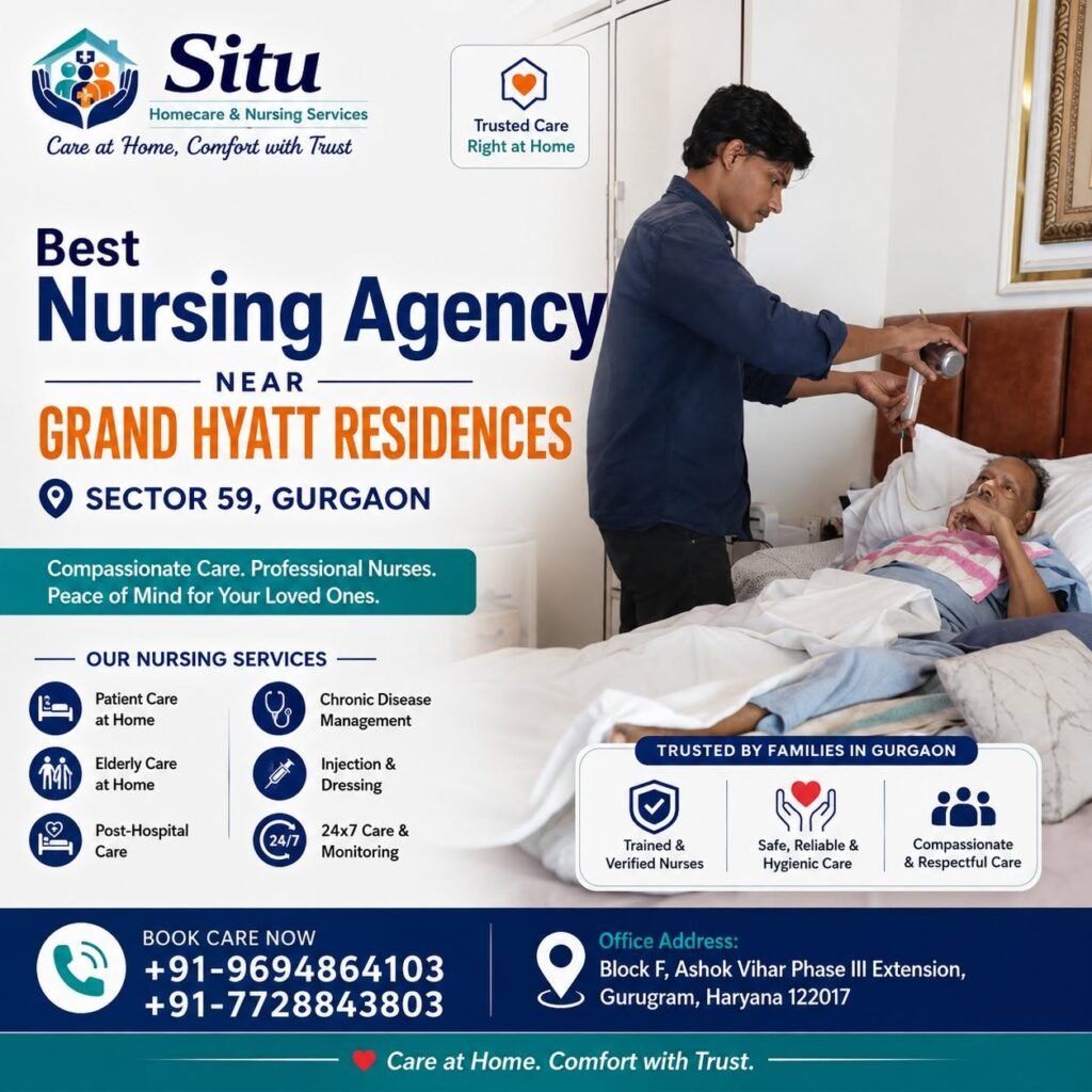 Best Nursing Agency Near Grand Hyatt Residences, Sector 59, Gurgaon