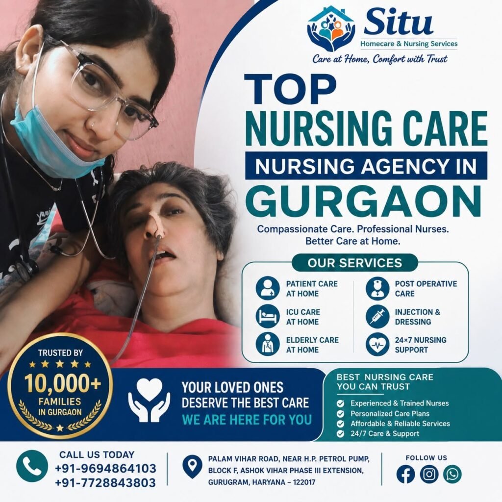 Top Nursing Care Nursing Agency in Gurgaon
